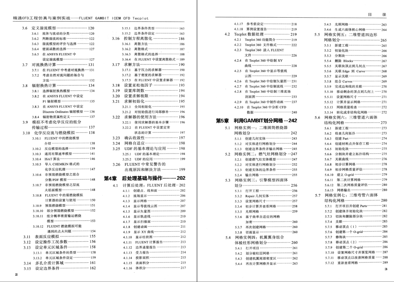 《精通CFD工程仿真与案例实战》PDF及源文件